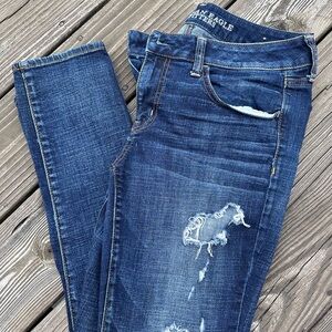 American Eagle Outfitters Super Stretch Jeggings - Dark Blue